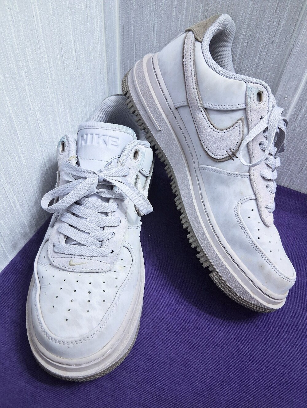 Nike Air Force 1 Luxe Low Sneakers Providence Purple DD9605-500 Mens 8.5 EU 42